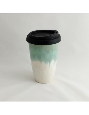 Aquamarine travel cup