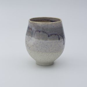 Blush Pink & Tenmoku Rim Belly Tumbler